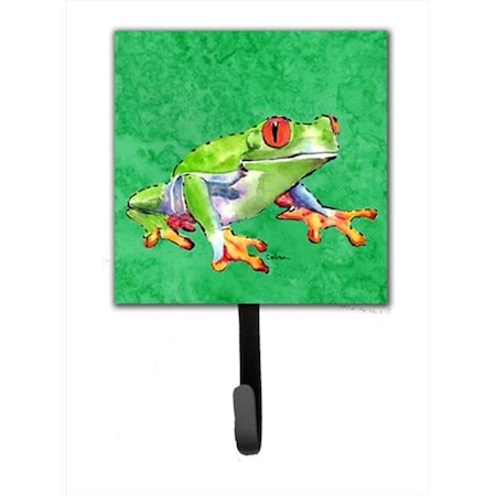 Carolines Treasures Carolines Treasures 8688SH4 Frog Leash Holder Or Key Hook 8688SH4